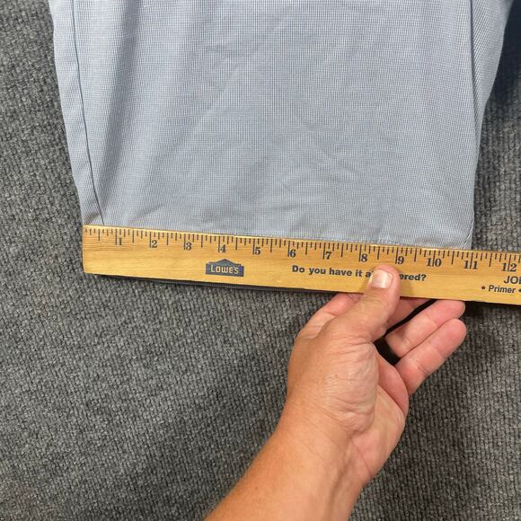 Travis Mathew Golf Shorts 10" Men's 34 Blue Striped Stretch Casual Preppy - Picture 4 of 11